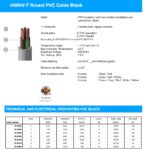 Ronde PVC Kabel Zwart 3×2,5mm²